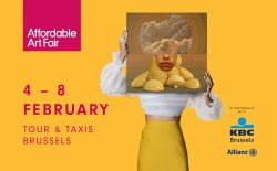 Affordable Art Fair affiche de la foire d'art contemporain de Bruxelles Affordable Art Fai